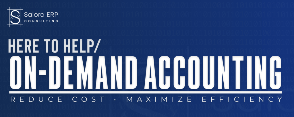 Salora ERP Consulting - On-Demand Accounting Services to Reduce Costs and Maximize Efficiency
